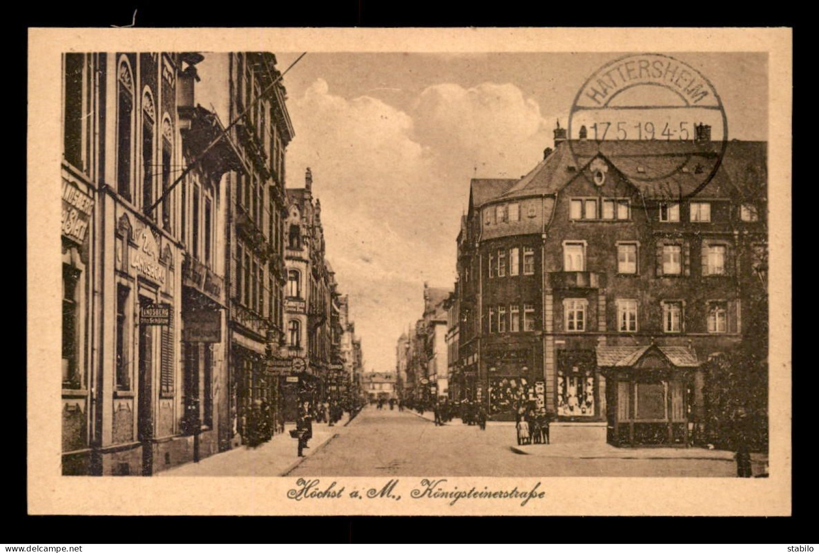 ALLEMAGNE - HOCHST - KONIGSTEINERSTRASSE
