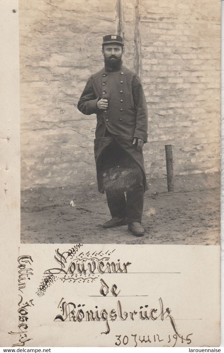 Allemagne - KOENIGSBRUECK - Souvenir de Königsbrück -  Prisonnier de duerre français (carte photo)