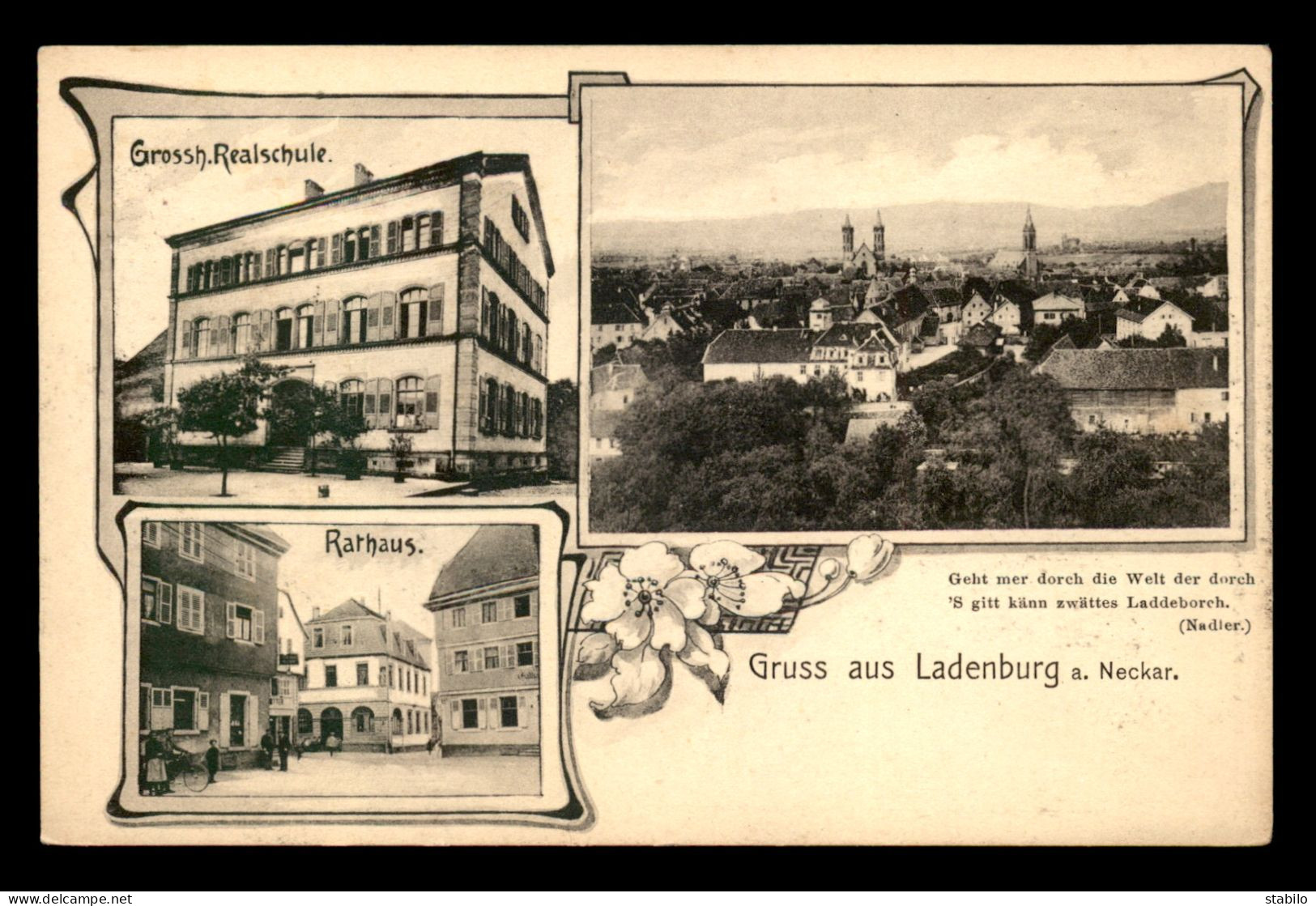 ALLEMAGNE - LADENBURG - GROSS REALSCHULE - RATHAUS