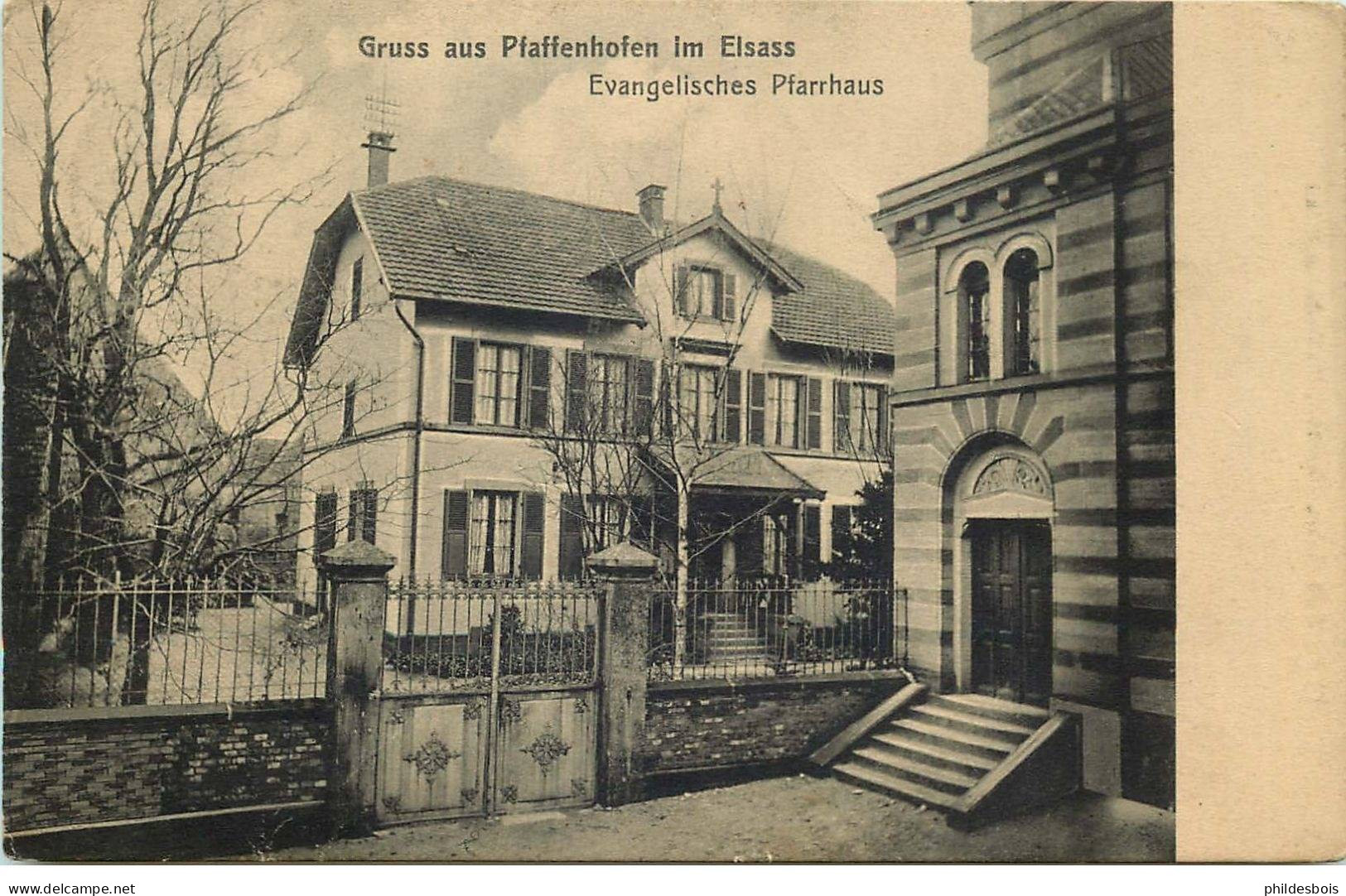 ALLEMAGNE  PFAFFENHOFEN    evangelisches Pfarrhaus