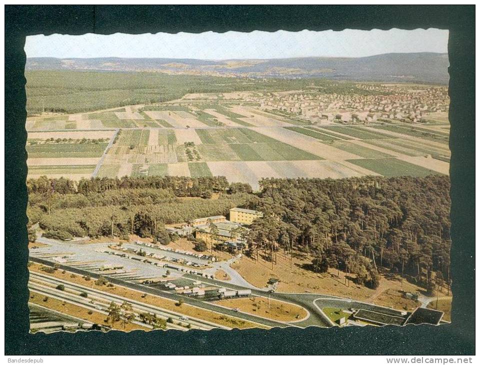 Allemagne - PFUNGSTADT - Autobahn Hotel Pfungstadt bei Darmstadt ( vue aerienne autoroute Cramers )