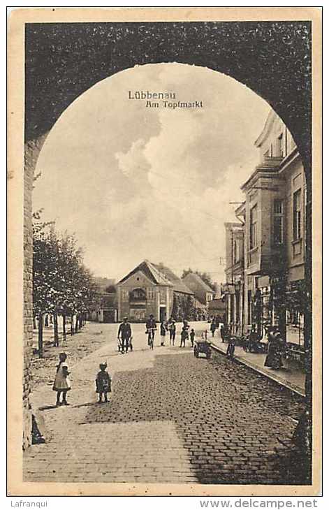 allemagne -ref A681- lubbenau   - carte bon etat -