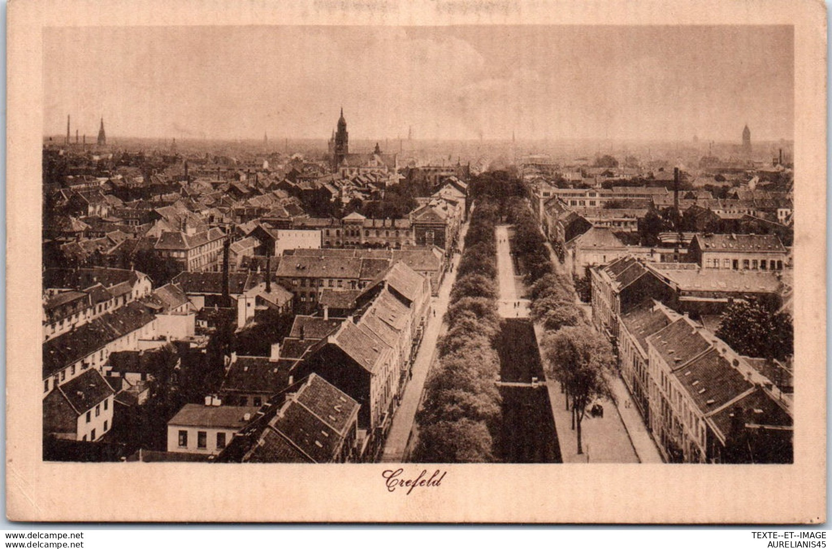 ALLEMAGNE - Rhenanie-du-Nord-Westphalie - CREFELD - panorama