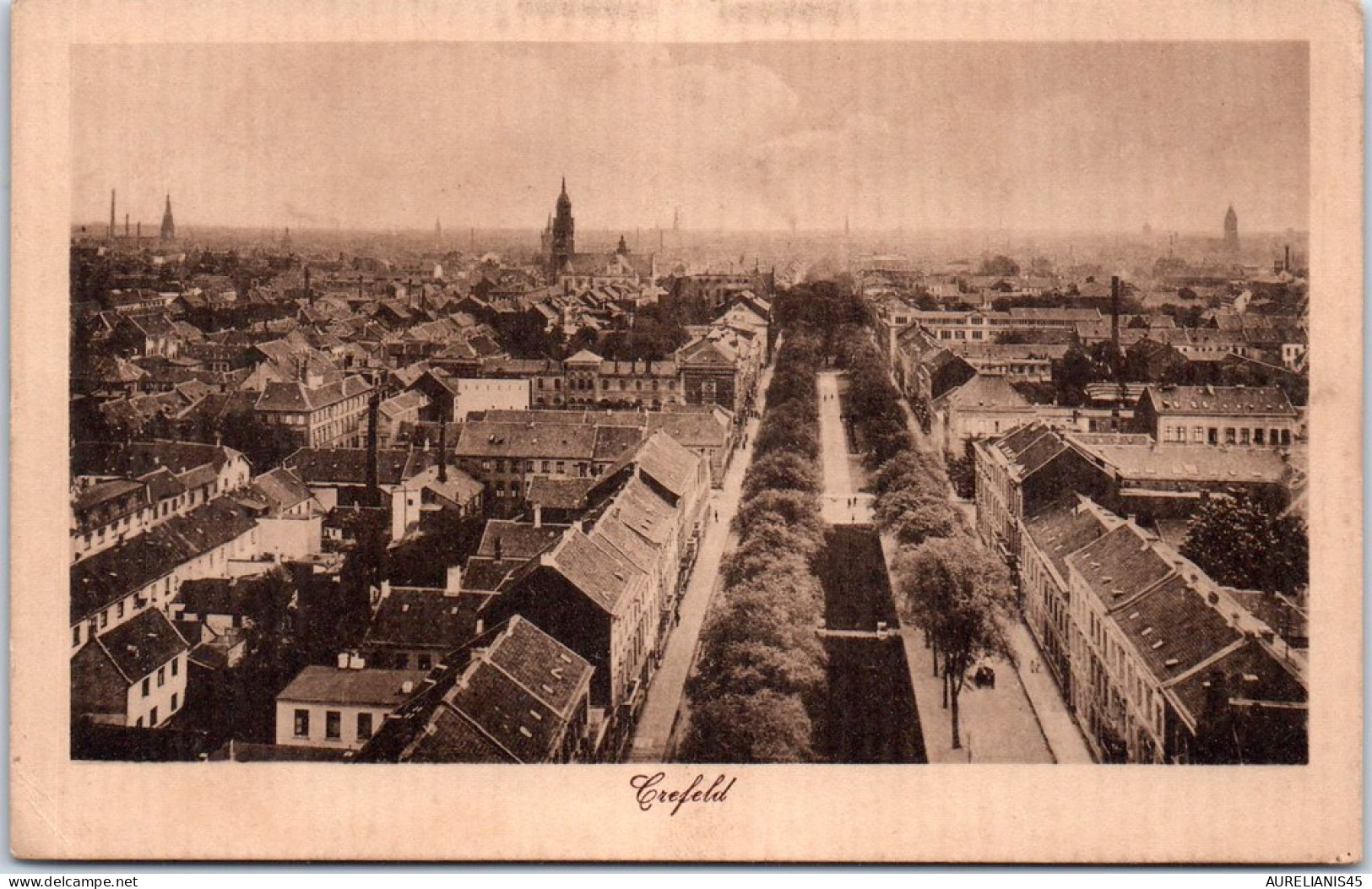 ALLEMAGNE - Rhenanie-du-Nord-Westphalie - CREFELD - panorama
