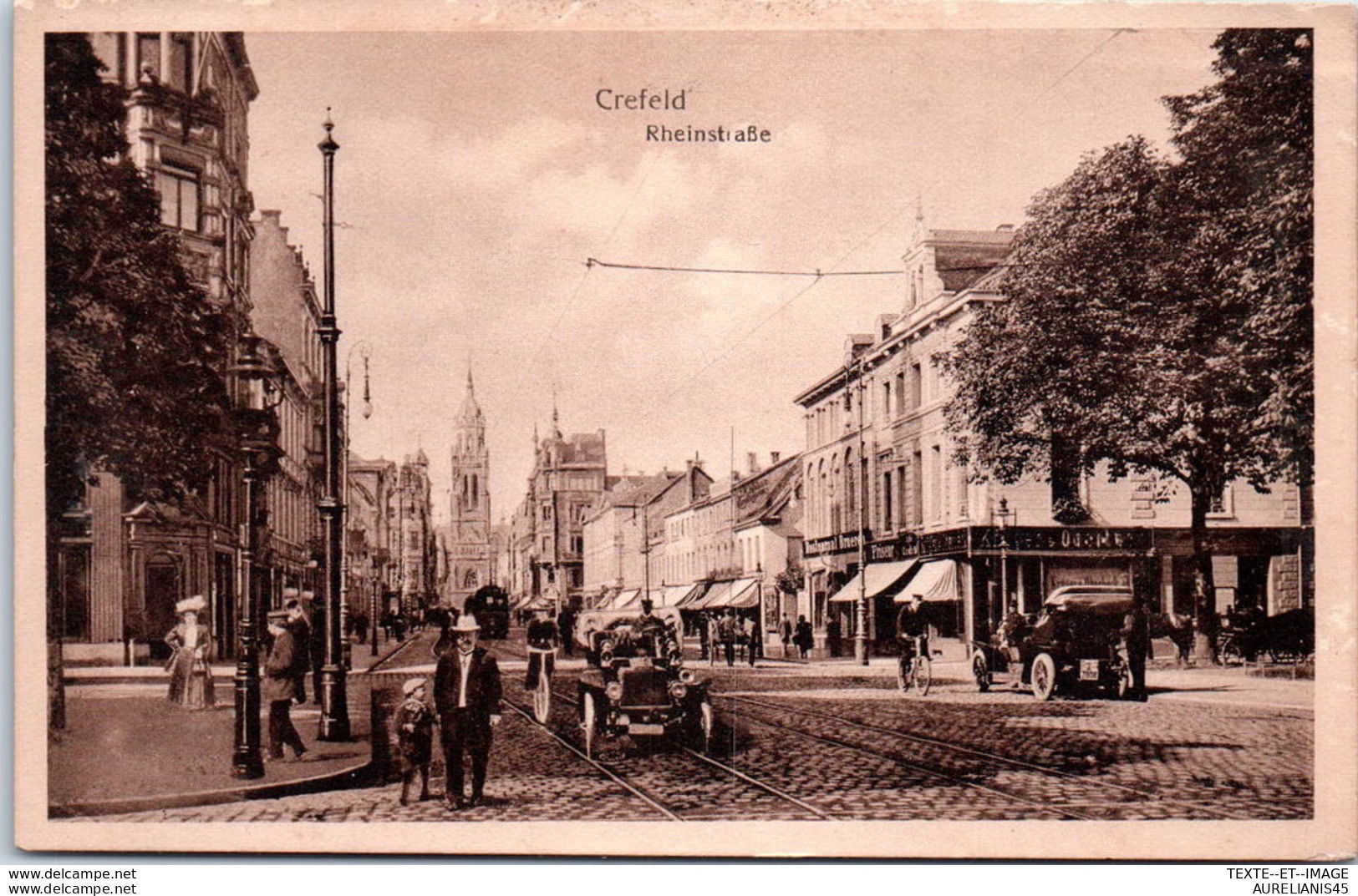 ALLEMAGNE - Rhenanie-du-Nord-Westphalie - CREFELD - Rheinstrasse