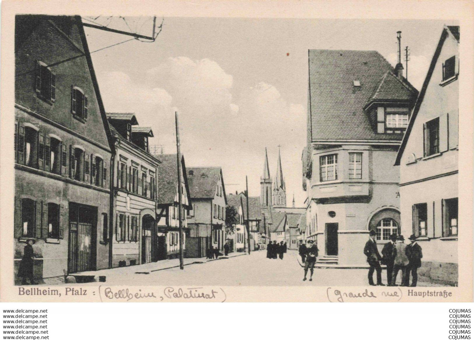 ALLEMAGNE - S01070 - Bellheim - Pfalz - Grande Rue - Hauptstrabe -