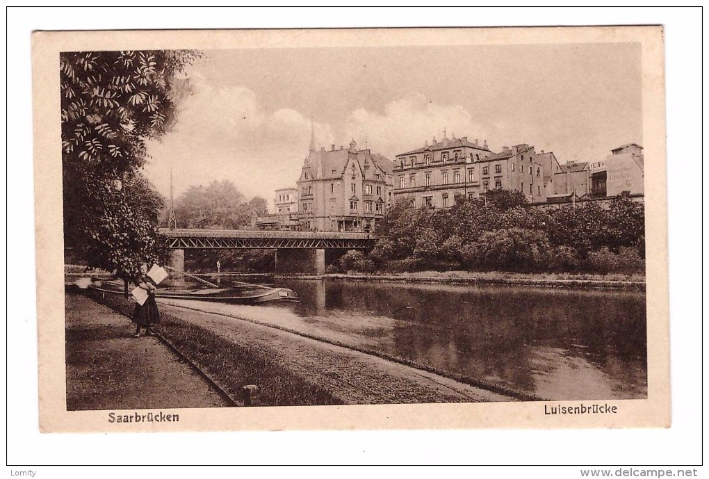 allemagne saarbrucken saarbruecken luisenbrucke correspondance 1919