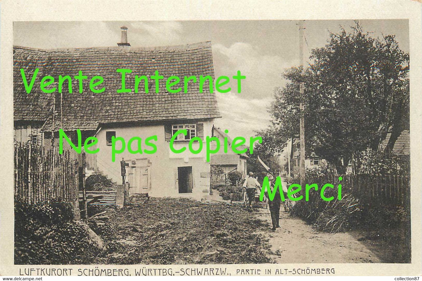ALLEMAGNE ☺♦♦ SCHOMBERG < Luftkurort Schömberg Württbg.-Schwarzwald, Partie in Alt-Schömberg