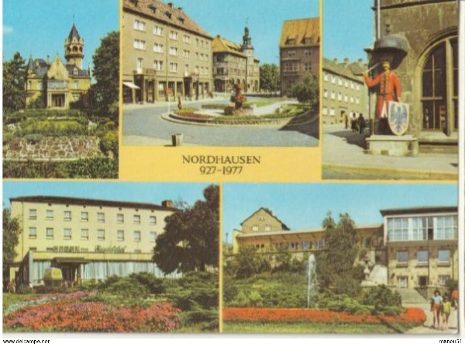 ALLEMAGNE - Thuringe - 2 CP : NORDHAUSEN -