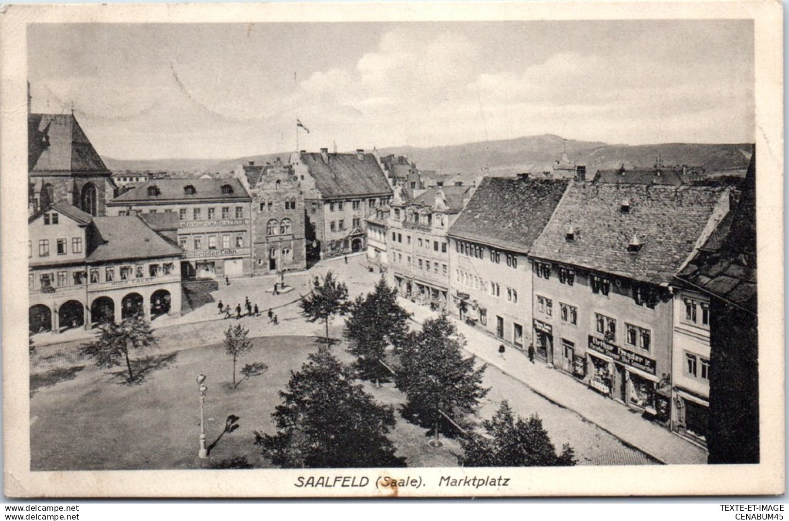 ALLEMAGNE  THURINGE - SAALFELD Markplatz