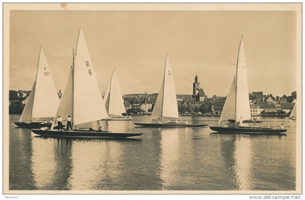 ALLEMAGNE - ÜBERLINGEN am BODENSEE (bateaux)