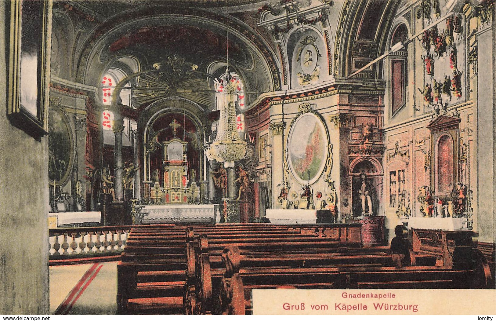 allemagne wurzburg wuerzburg wurtzbourg wurzburg gnadenkapelle gruss vom kapelle