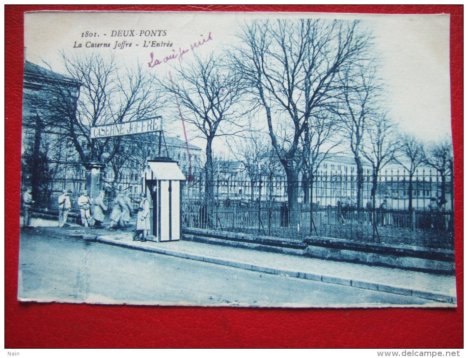 ALLEMAGNE - ZWEIBRÛCKEN - ZWEIBRUECKEN - " DEUX PONTS " LA CASERNE JOFFRE - L' ENTREE -" RARE "  -