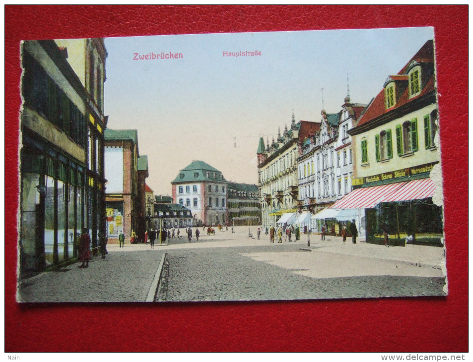 ALLEMAGNE - ZWEIBRÛCKEN - ZWEIBRUECKEN - HAUPTSTRASSE -