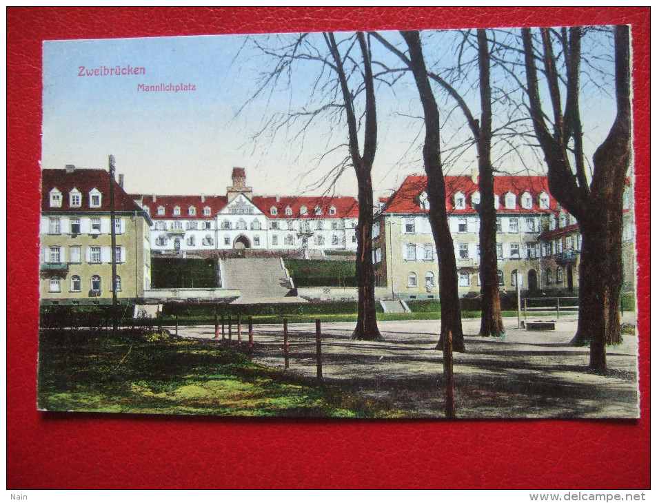 ALLEMAGNE - ZWEIBRÛCKEN - ZWEIBRUECKEN - MANNLICHPLATZ -
