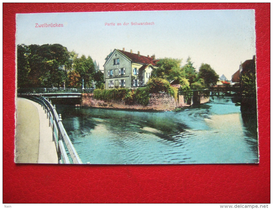 ALLEMAGNE - ZWEIBRÛCKEN - ZWEIBRUECKEN - PARTIE AN DER SCHWARZBACH -