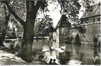 Weissenburg Weissenburg Weiher ungelaufen ca. 1955