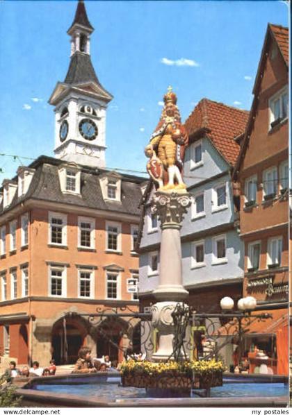 70113479 Aalen Aalen Brunnen Rathaus x 1989 Aalen