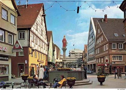 Aalen BW Marktplatz mit Blick auf das Neue Rathaus