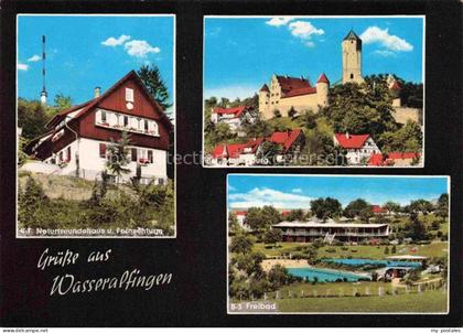 Wasseralfingen Aalen BW Naturfreundehaus und Fernsehturm Marienburg Freibad