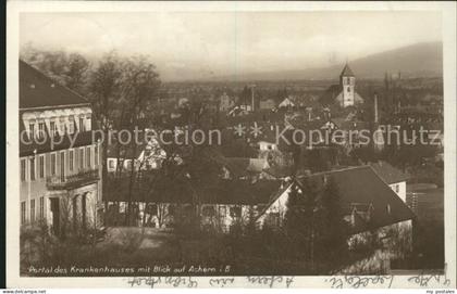 Achern Baden Stadtblick mit Krankenhaus