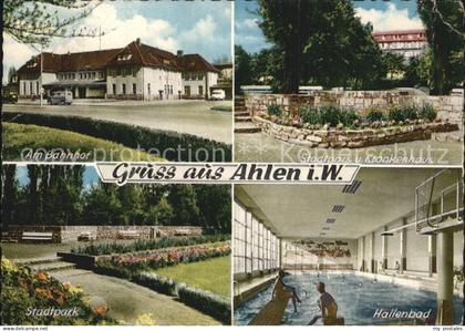 Ahlen Westfalen Bahnhof Stadtpark Krankenhaus Hallenbad