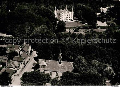 Ahrensburg Fliegeraufnahme Schloss und Kirche