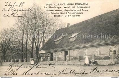 Ahrensburg Restaurant Muehlendamm im Hamburger Wald