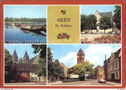 42600210 Aken Elbe See Kirche Platz  Aken
