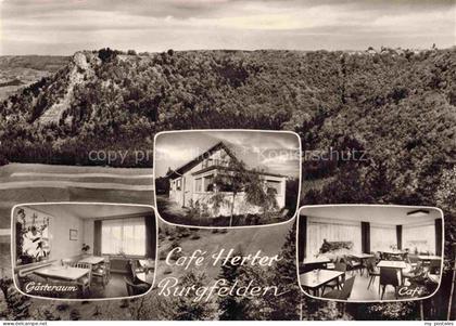 Burgfelden Albstadt Zollernalbkreis BW Panorama Cafe Herter Gastraeume