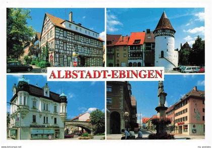 Ebingen Albstadt BW Fachwerkhaus Storchenturm Altstadt Marktplatz Brunnen