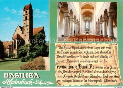 73796471 Alpirsbach Basilika Inneres Kloster Alpirsbach Alpirsbach