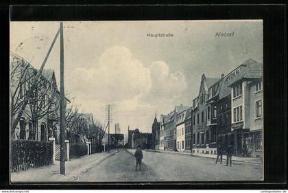 AK Alsdorf, Blick auf die Hauptstrasse