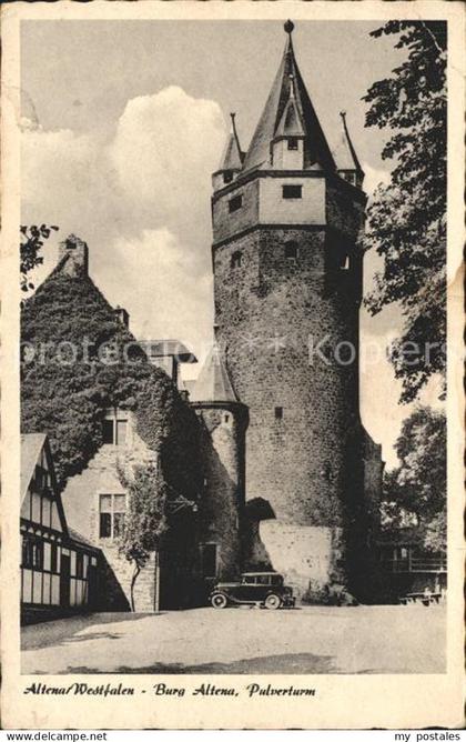 Altena Lenne Burg Altena Pulverturm