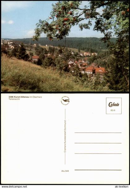 Altenau-Clausthal-Zellerfeld Panorama Teilansicht, Ort Altenau Oberharz 1983