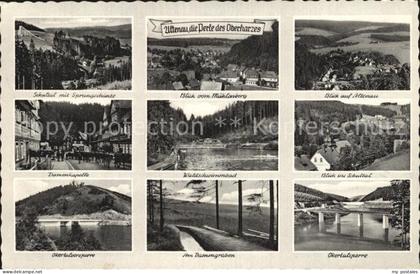 Altenau Harz Schultal Sprungschanze Muehlenbergblick Altenau Damenkapelle Waldsc