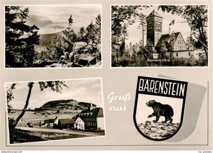 Baerenstein Altenberg Blick zur Talsperre Baerenstein Gasthaus Blick zum Baerens