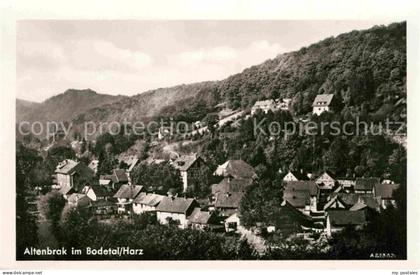 Altenbrak Harz Bodetal Panorama