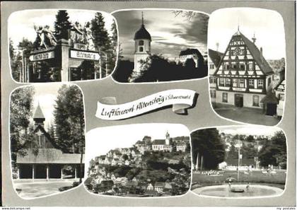 Altensteig Schwarzwald Altensteig Wegweiser Kirche Schwimmbad x 1974