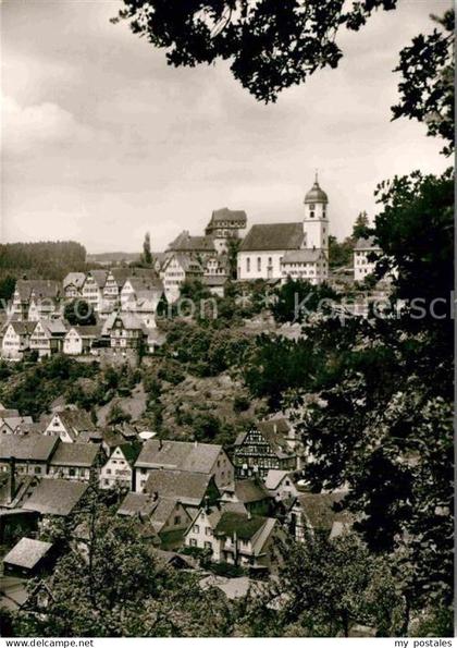 Altensteig Schwarzwald Teilansicht
