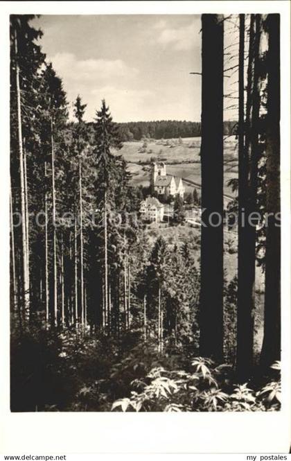 Berneck Altensteig Waldpartie Burg Berneck Frhr von Gueltlingen und von Schlepeg