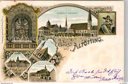 42661775 Altoetting Kapuzinerkirche Hauptplatz Gnadenkapelle  Altoetting
