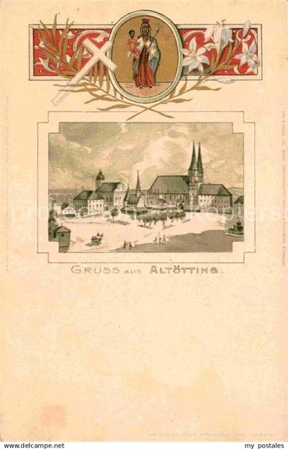 42689999 Altoetting Kirchenpartie Altoetting