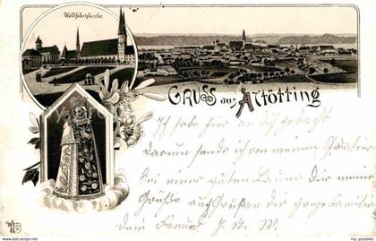 42690012 Altoetting Wallfahrtskirche Panorama Altoetting