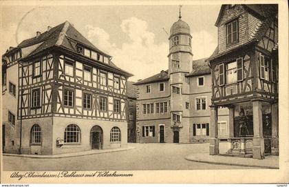 CPA Alzey Rathaus mit Volkerbrunnen