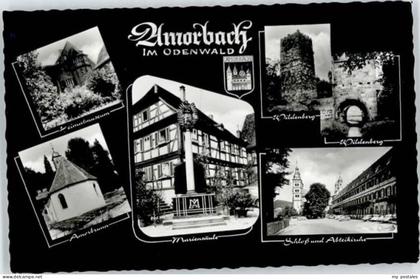 Amorbach Miltenberg Amorbach Mariensaeule Wildenberg Abtei Kirche