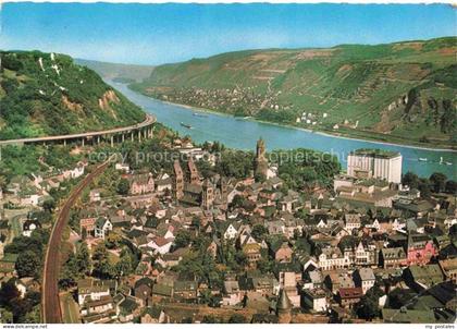 Andernach Rhein Fliegeraufnahme