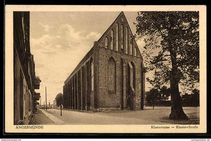 AK Angermünde, Klosterruine, Kloster-Strasse
