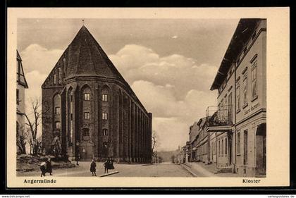 AK Angermünde, Strassenpartie am Kloster