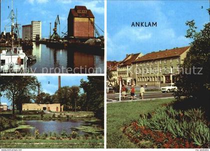 Anklam Mecklenburg-Vorpommern Peenehafen Schwimmhalle Marktplatz